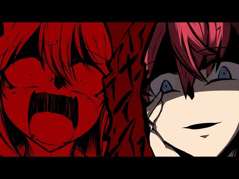 【手描き】まちゅとアンジュは一心同体♥【アンジュ/魔使マオ/にじさんじ/切り抜き漫画】