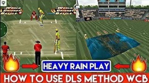 How to use rain interruption and D/L method in WCB. 101% real with proof