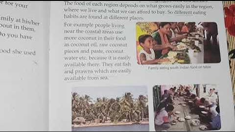 Class-3rd E.V.S. Chapter-2nd (Eating in the family)