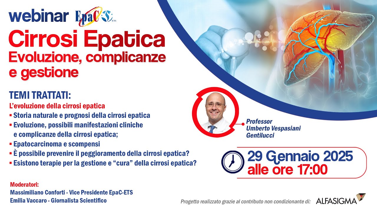 Cirrosi Epatica: l’evoluzione, complicanze e gestione