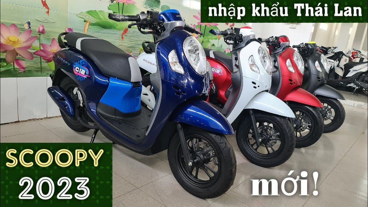 Xe máy Scoopy Thái 2021  Xe máy Tiến Thu  Tiến Thu
