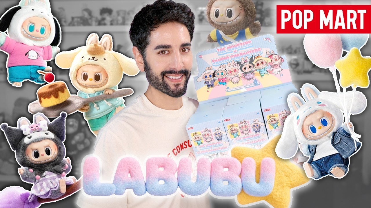 NEW LABUBU! THE MONSTERS × Hello Kitty and Sanrio Plush Pendant