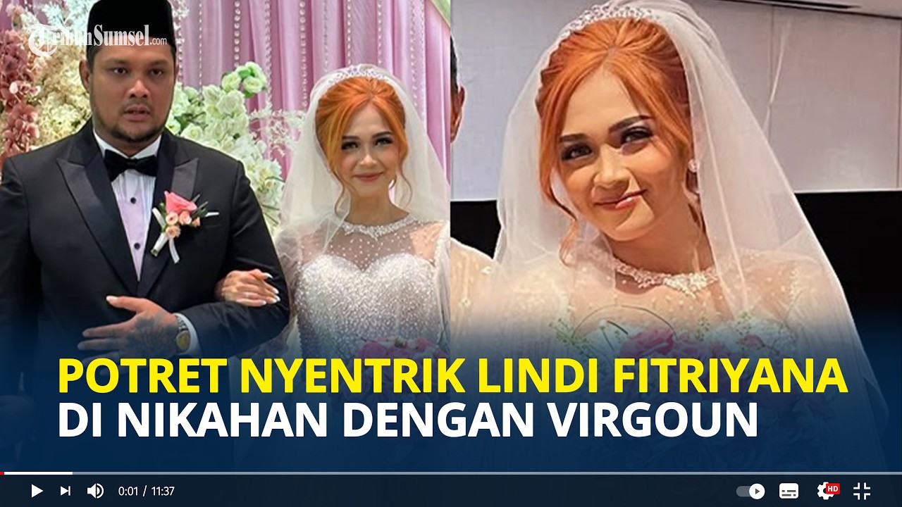 PENAMPILAN Nyentrik Lindi Fitriyana di Pernikahan dengan Virgoun Jadi Sorotan, Warna Rambut Oranye