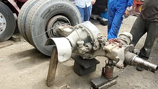 Reparación Fisura Eje Trasero Taller Tainco Ford 8000 Live