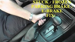 Fixing a Stuck Parking Brake or Emergency E Brake with Basic Hand Tools