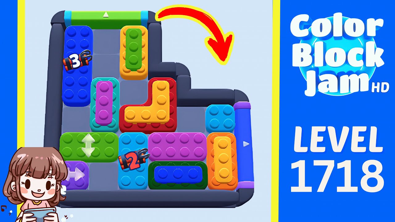 Color Block Jam Level 820 (1718) Solution Walkthrough - YouTube