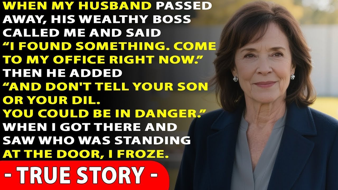 On the day of my husband’s funeral, his boss called me: "You need to see this!"