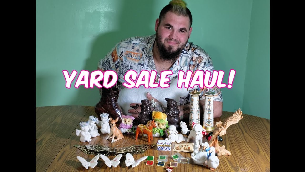 Big haul! Missouri yard sale finds!! 