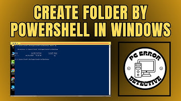 Een map maken met PowerShell in Windows 10