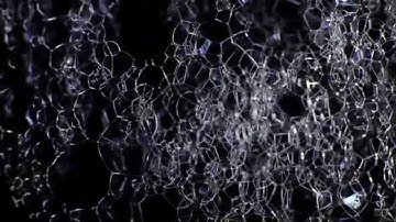 Colloidal Voronoi bubble