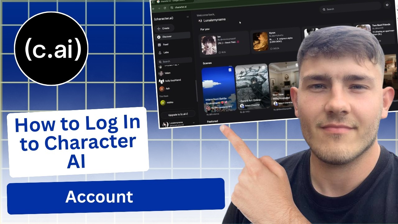 How To Log In To Character AI Account (2026 Guide) - YouTube