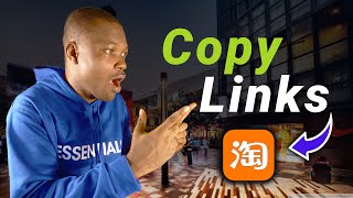 how to copy product link on Taobao