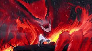 🔥 Rain of the Nine-Tailed Beast 🌧️ Relaxing Rain & Fire Sounds for Deep Sleep | 5 Hours