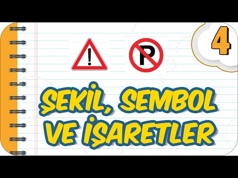 Şekil, Sembol ve İşaretler 📚 4. Sınıf Türkçe #2023