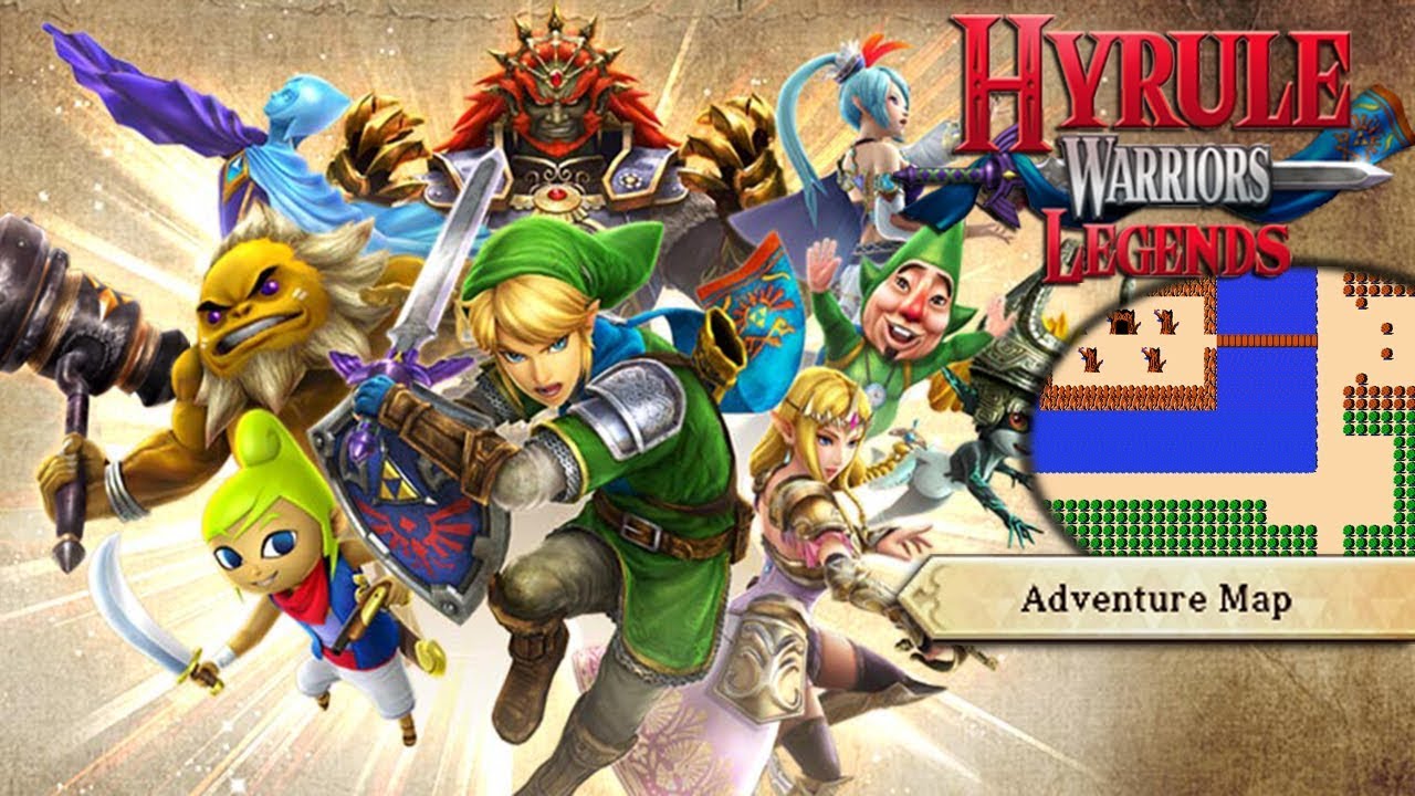 Hyrule Warriors Legends Adventure Map Guide : Hyrule Warriors Legends