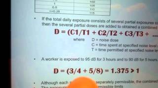 IMSE 3128 Permissible noise exposures