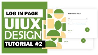 Log In  Page  UI UX Design Mockup  /Prototype In Adobe XD | UI UX Design Tutorial 2 #UIUX