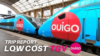 Onboard TGV OUIGO Low Cost French High Speed Train from Paris to Nice