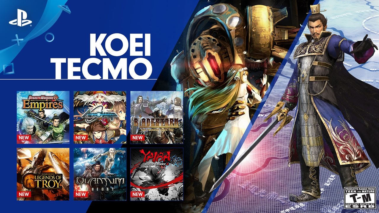 Koei Tecmo Month on PlayStation Now