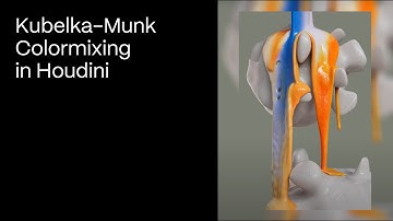 Kubelka-Munk Colormixing in Houdini VEX