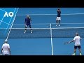 Legends: McEnroe/McEnroe v Bahrami/Santoro match highlights (1R) | Australian Open 2017