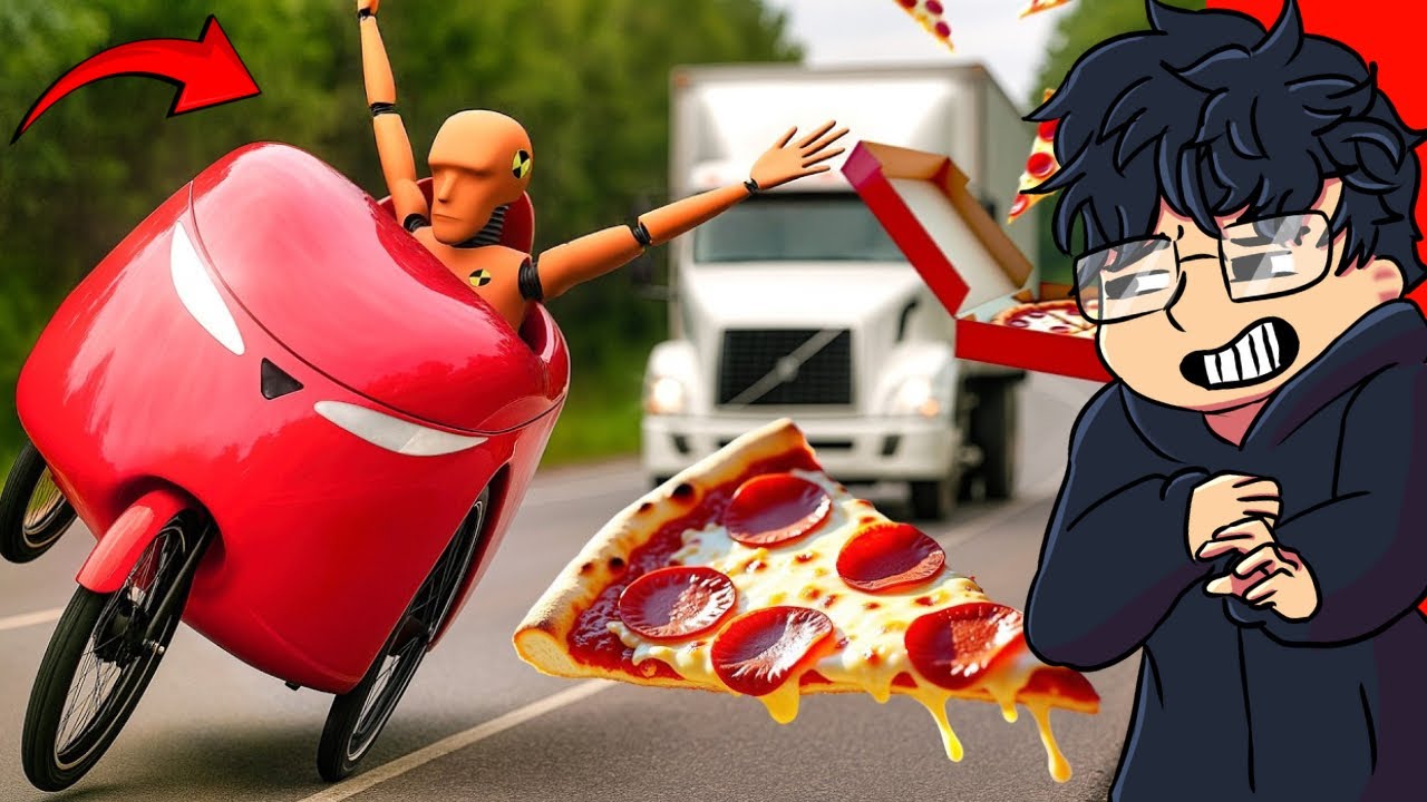 REACTING TO PIZZA DELIVERY SUPERCAR ACCIDENTS !!