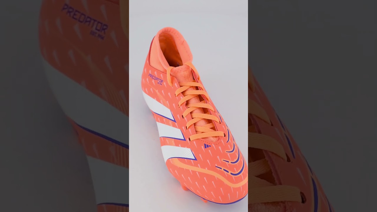 Chuteira Adidas Predator Club Sock FG/MG Campo Laranja