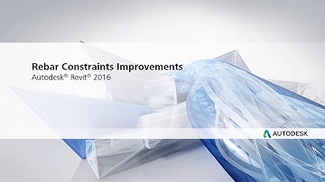Autodesk Revit Structure 2016: Rebar Constraints Improvements