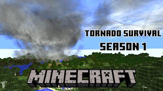 Minecraft Tornado Survival S1 E3 LIVE STREAM
