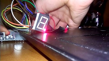 Wyświetlacz 7 segmentowy arduino wspólna anoda. Test
