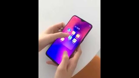 OPPO R17 hands-on with In-Display Fingerprint Scanner🔥 .