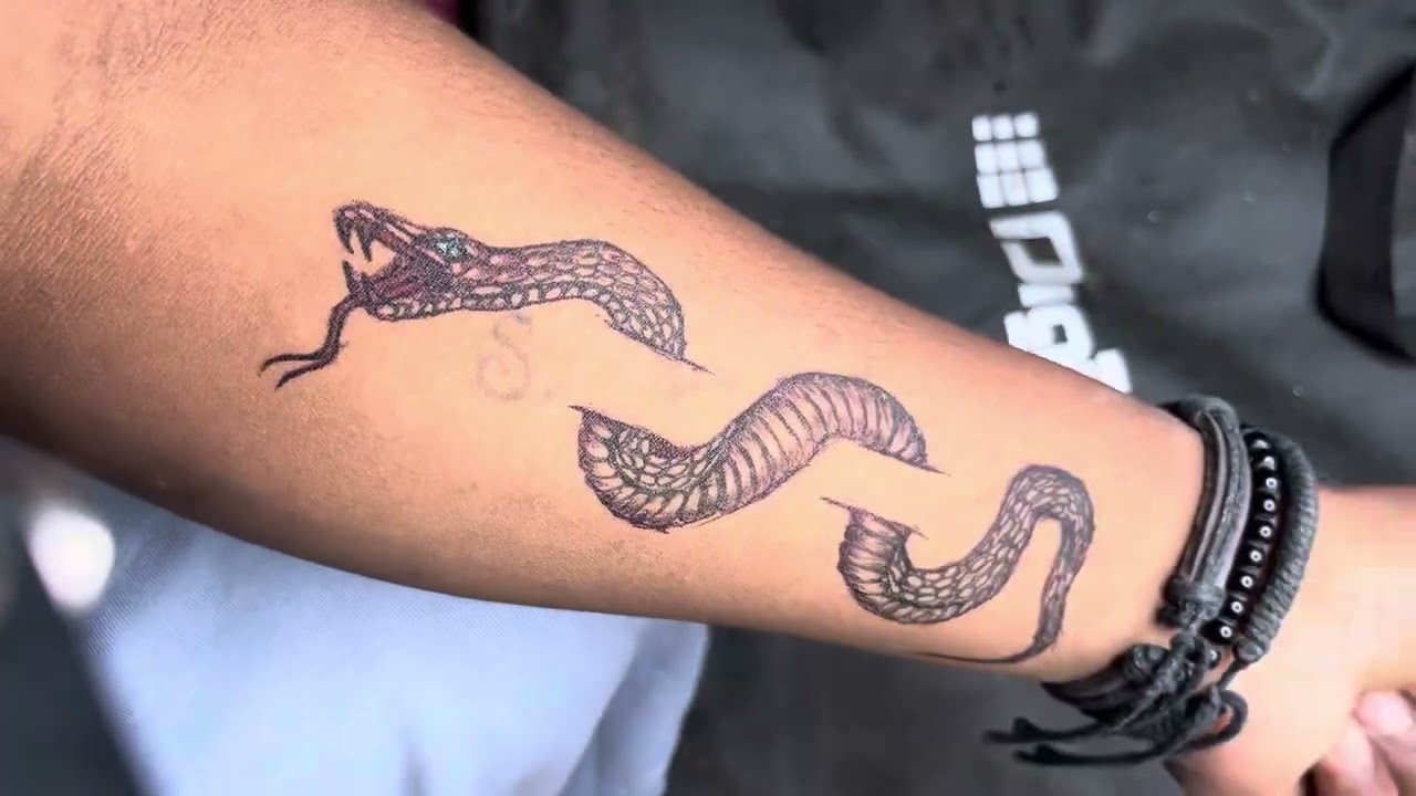 Snake tattoo sketch ✍️ sap tattoo 