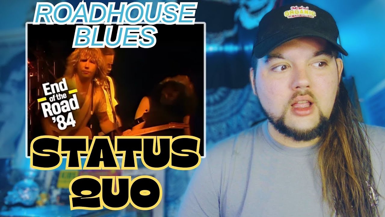 "Roadhouse Blues" Status Quo LIVE (реакция барабанщика)
