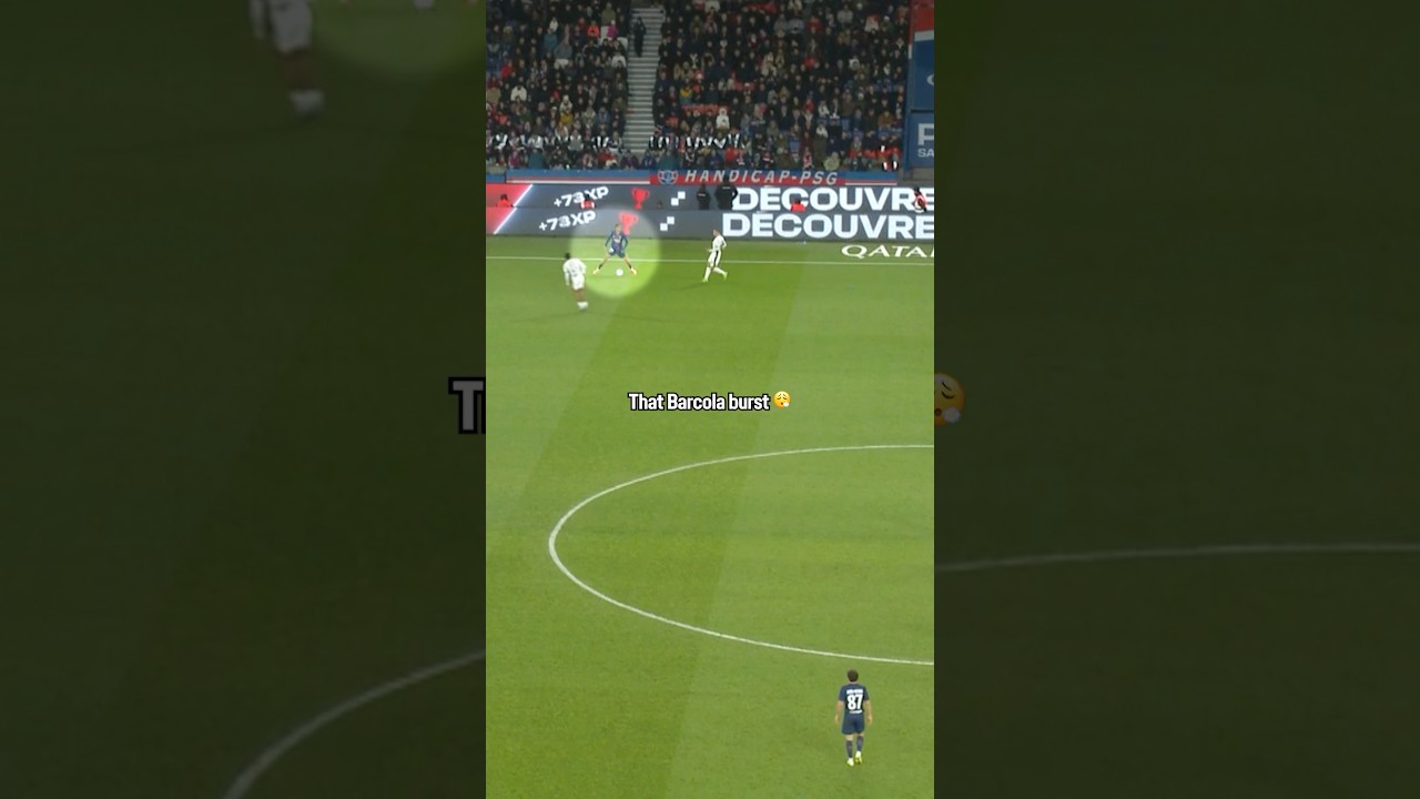 That Barcola effort vs Rennes! 🌪️😮‍💨