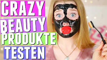 VERRÜCKTE BEAUTY PRODUKTE LIVE IM TEST Die skurrilsten Beauty Produkte I Meggyxoxo