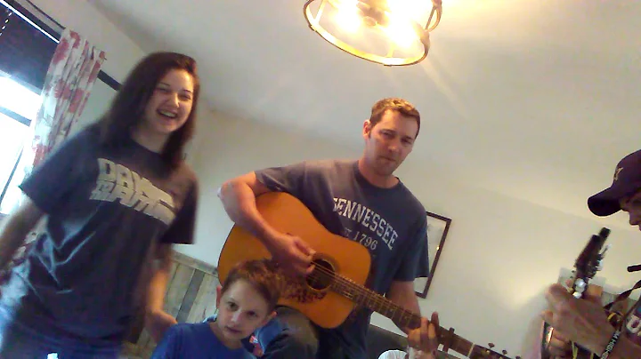Family singing Julie Ann for me