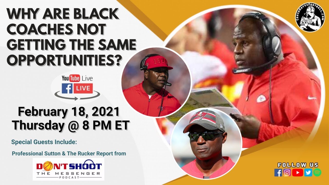 Why are black coaches not getting NFL Head coaching opportunities? (CHFB Live)