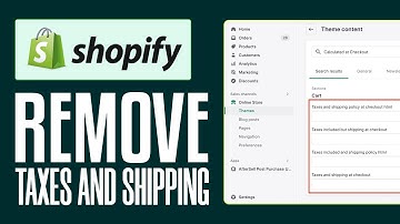 How to Remove Taxes and Shipping Calculated at Checkout on Shopify (2025)