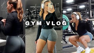 FITNESS VLOG | full body gym workout, gym anxiety,  GYM bag essentials