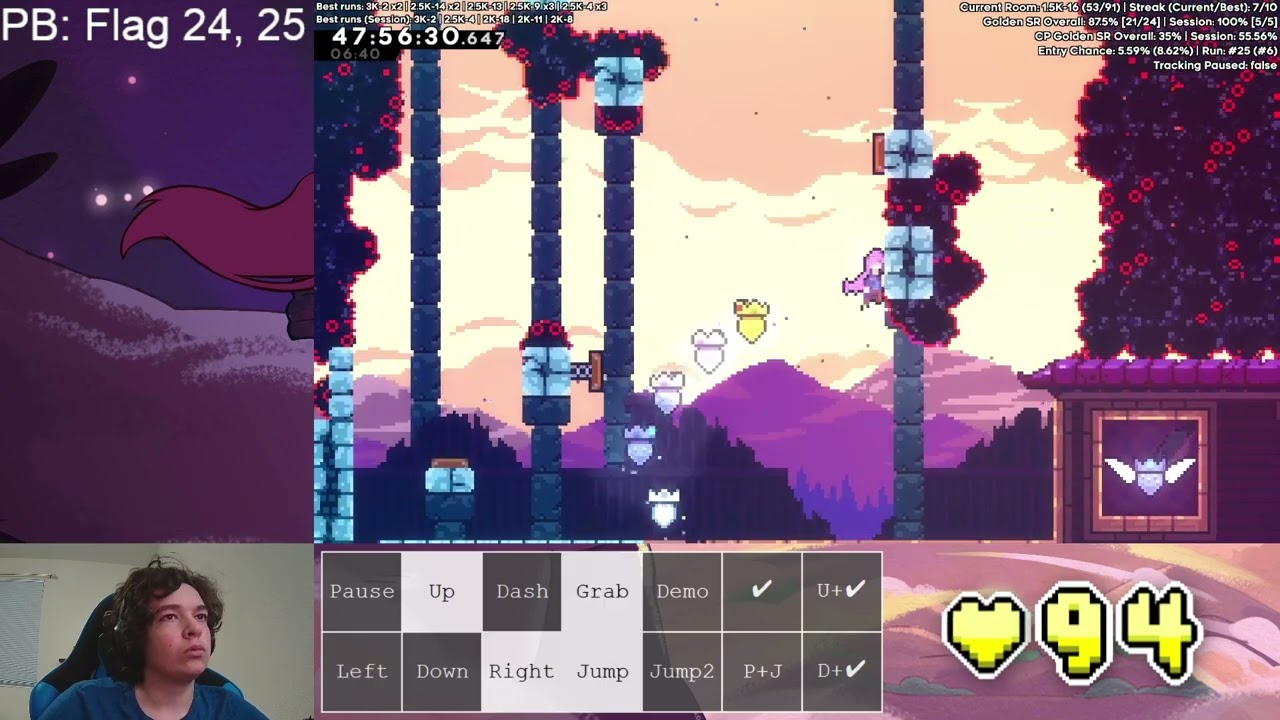 Celeste Chapter 7 (The Summit A-Side) Full Clear Golden Strawberry