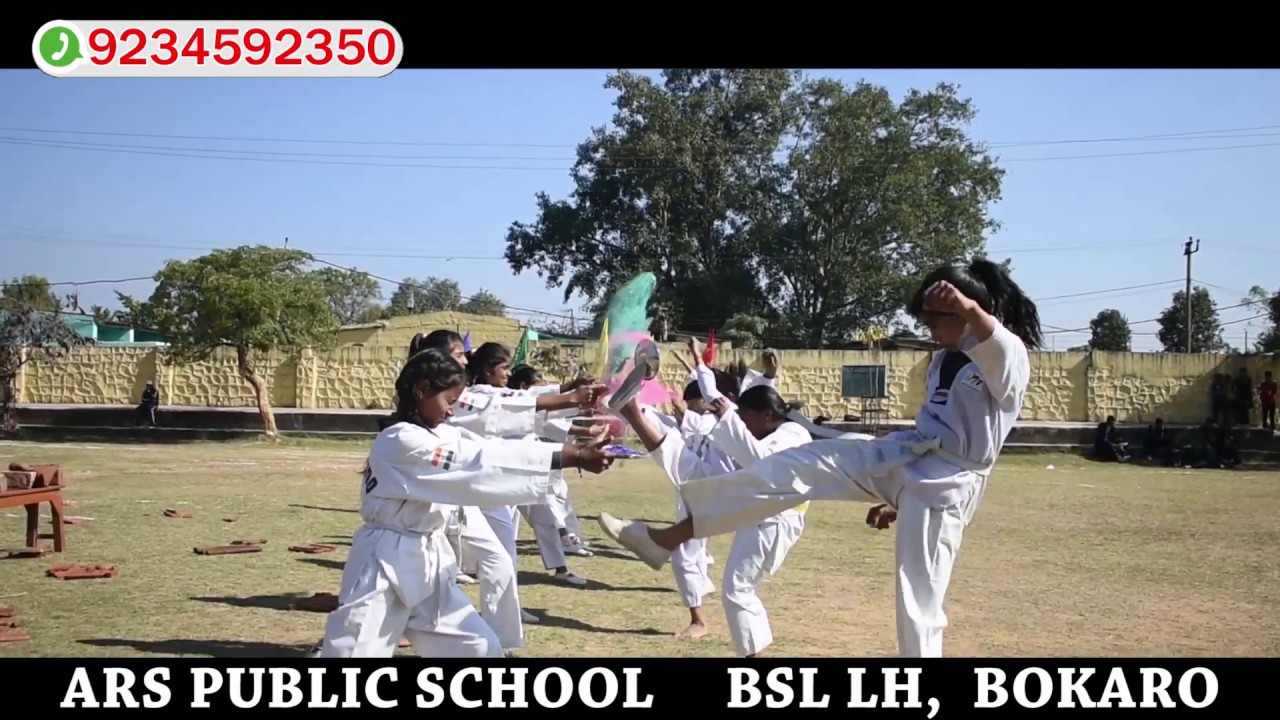 सेल्फ डिफेंस Karate_Demonstration Bokaro Steel City Jharkhand ARS