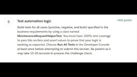 Test automation logic || Apex Specialist Superbadge