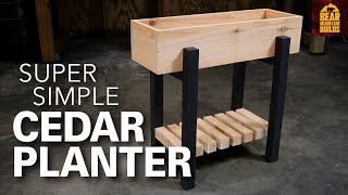 Huge Profit Cedar Planter |  FREE PLANS