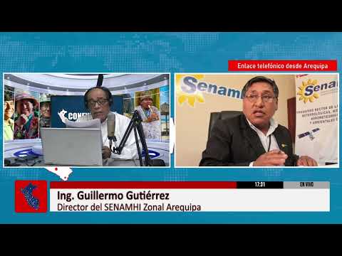 SENAMHI ANUNCIA LLUVIAS DE MODERADA A FUERTE INTENSIDAD EN SEIS PROVINCIAS DE AREQUIPA