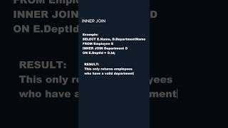 SQL INNER JOIN vs LEFT JOIN explained fast! #sql #sqltutorial #sqljoins #interview #learning #tips