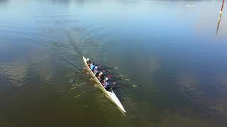 20181008クオド01 coxed quadruple scull rowing