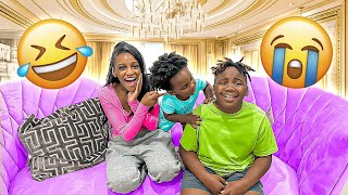 PICKING MY NEW  SIBLINGS OVER MY BROTHER DJ... HE GOT SO SAD!!!