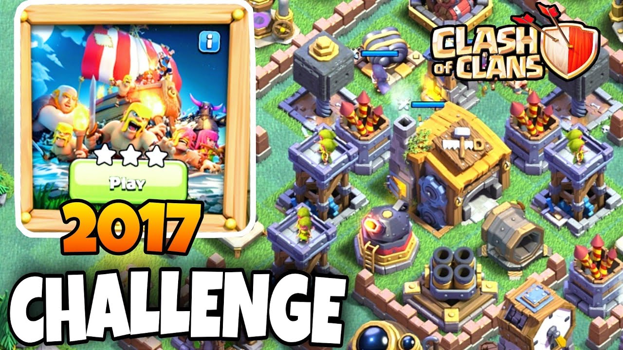Coc 2017 Challenge New Events | Builder base Attack Strategy (clash of clans)