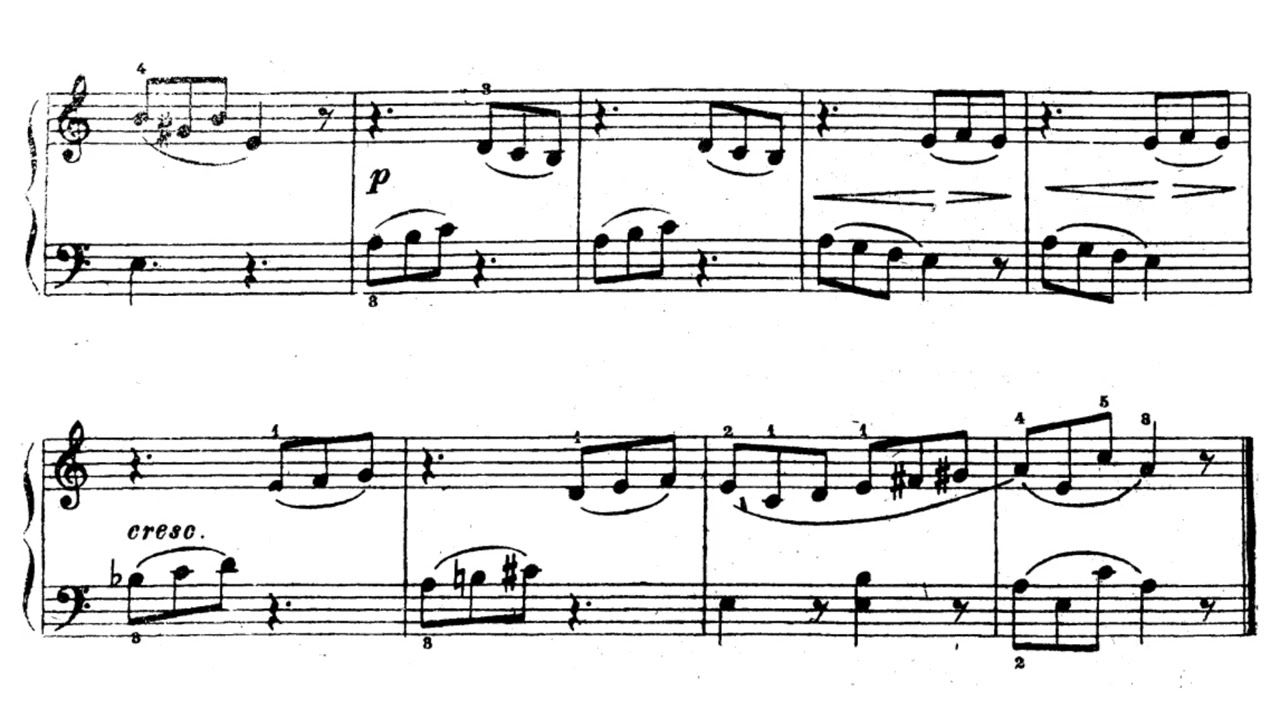 Alexander Goedicke (Gedike): 30 Easy Etudes for Piano, op. 47, no. 9 (with score)