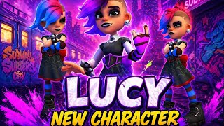 Subway surfers city Gameplay #105 LUCY New character+New skin